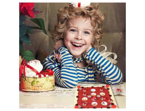 Jeu de correspondance de mémoire en bois