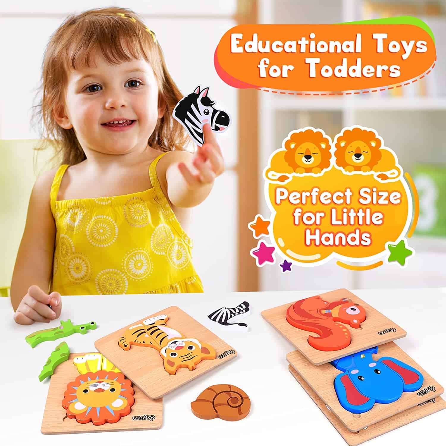 Puzzles animaux en bois Puzzles animaux en bois