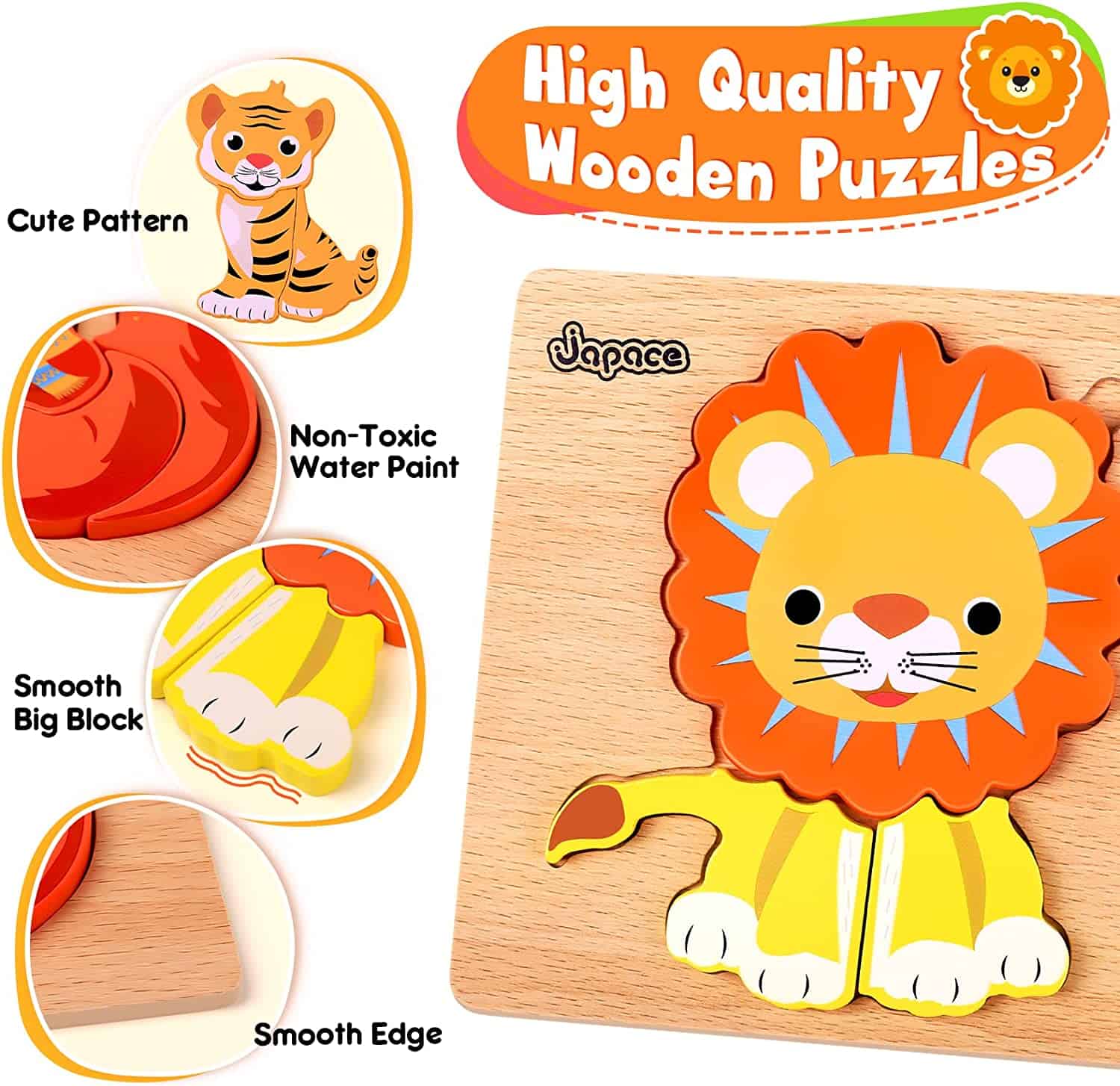 Puzzles animaux en bois Puzzles animaux en bois