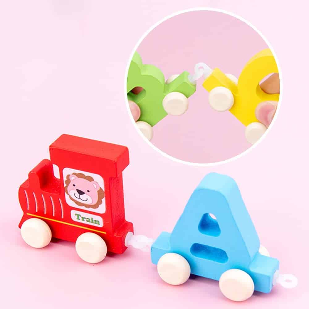 Jouet de train de lettres Jouet de train de lettres