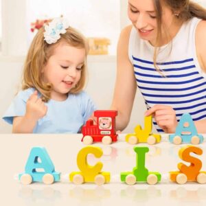 Jouet de train de lettres