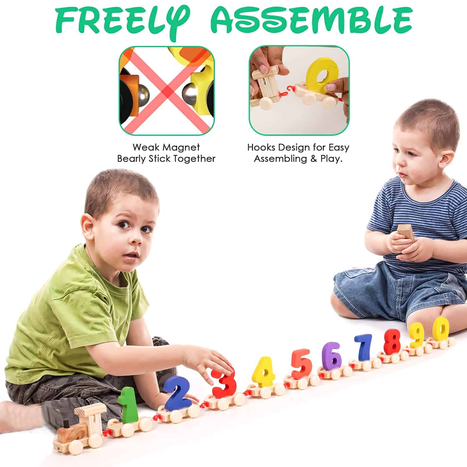 Jouet de train numérique