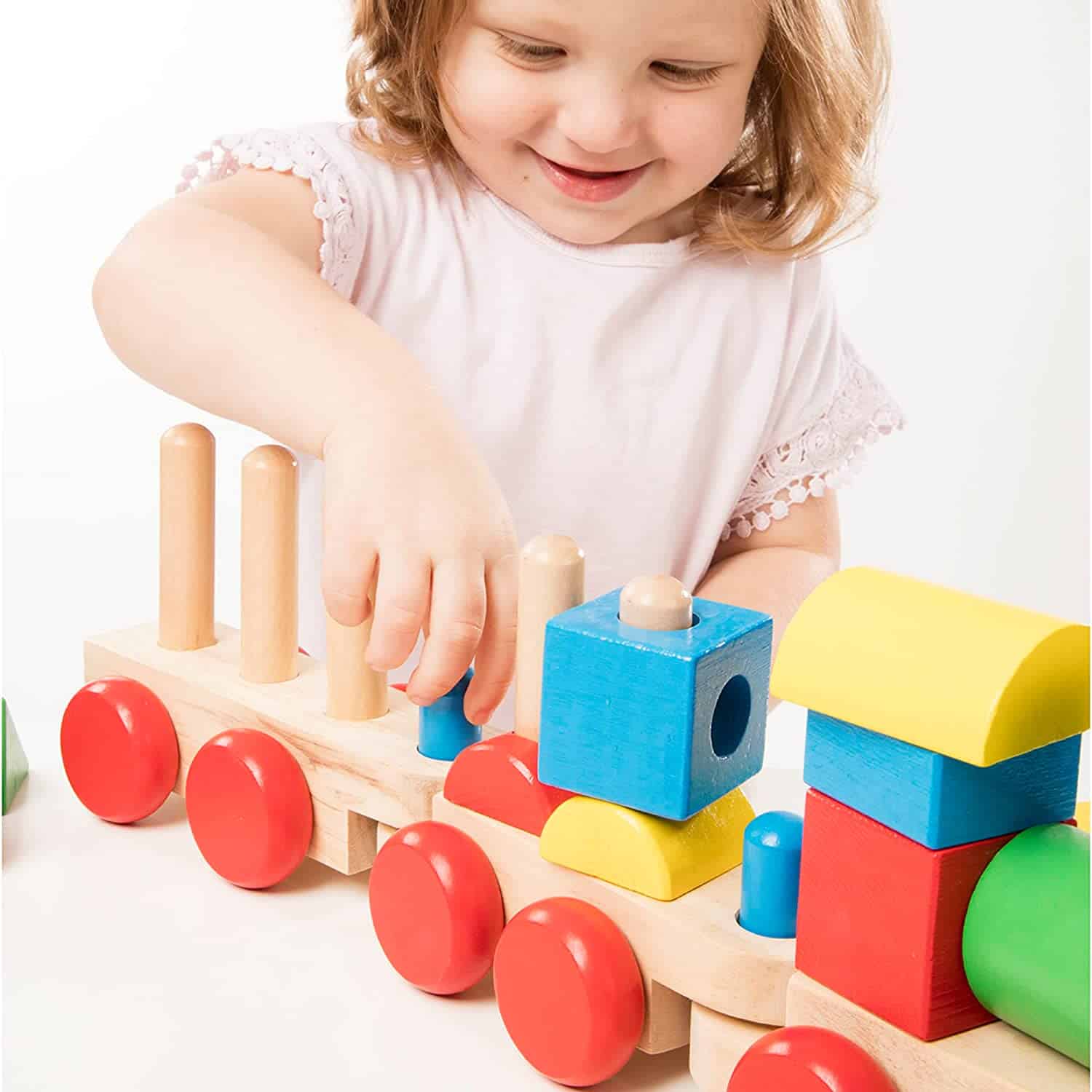 Jouets de blocs de bois