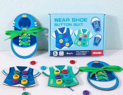 Jouet d’entraînement au laçage