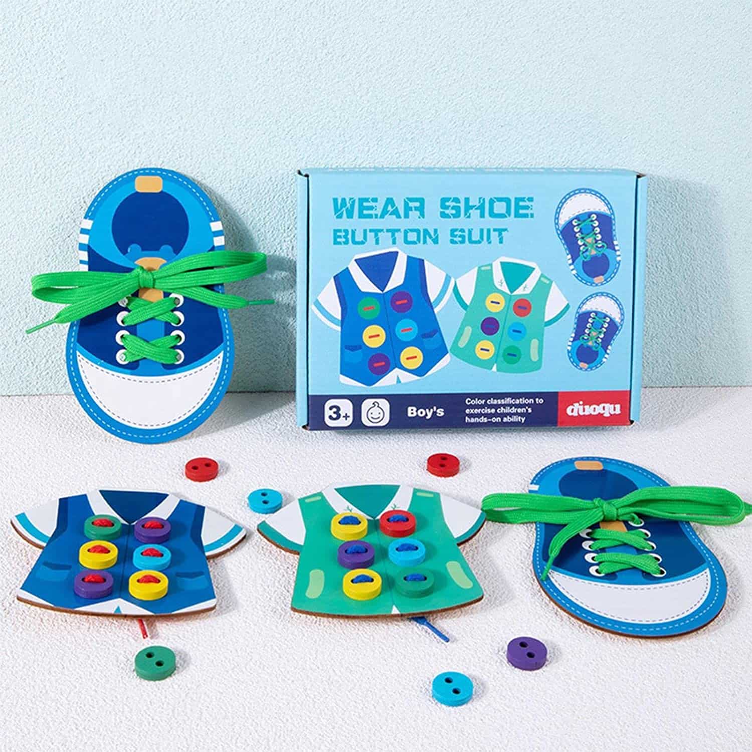 Jouet d’entraînement au laçage