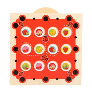 Jeu de correspondance de mémoire en bois