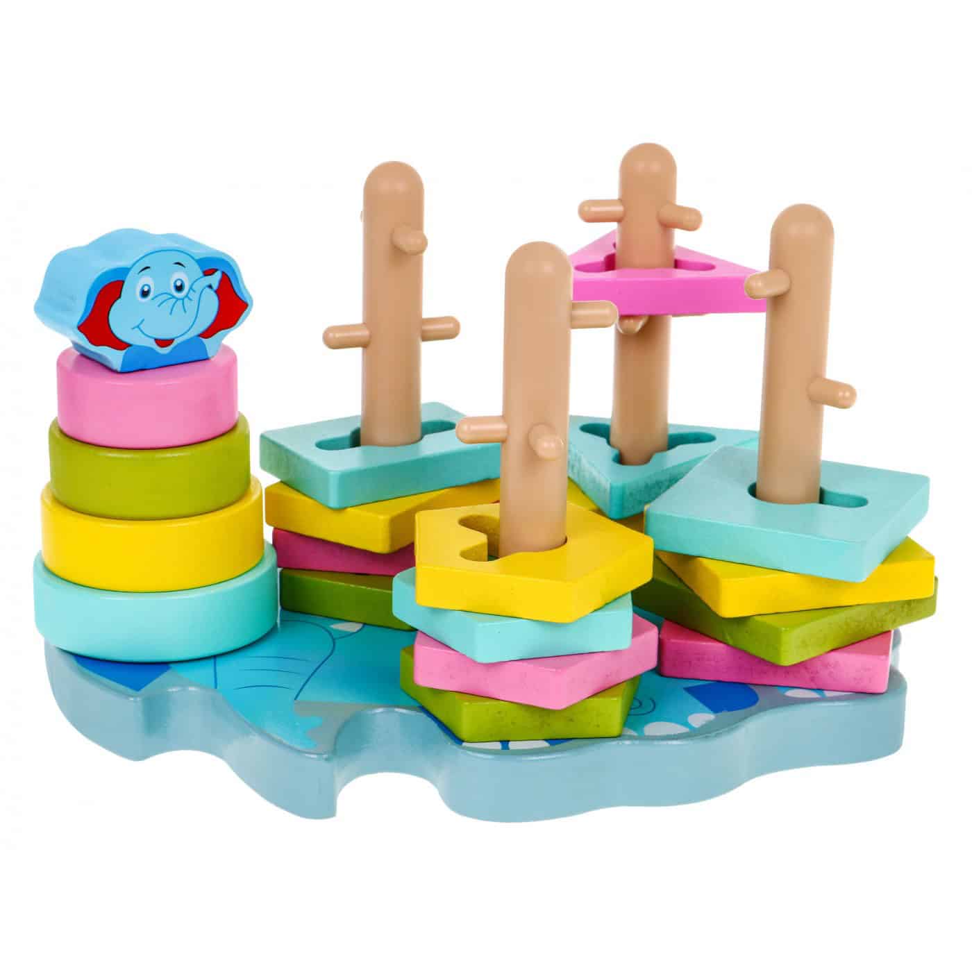 Puzzle bois à empiler