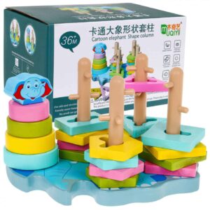 Puzzle bois à empiler