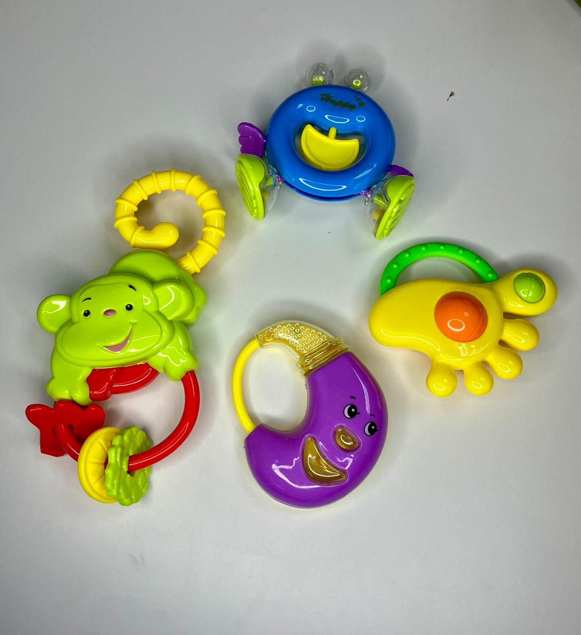 ensemble de 6 Hochets en plastique