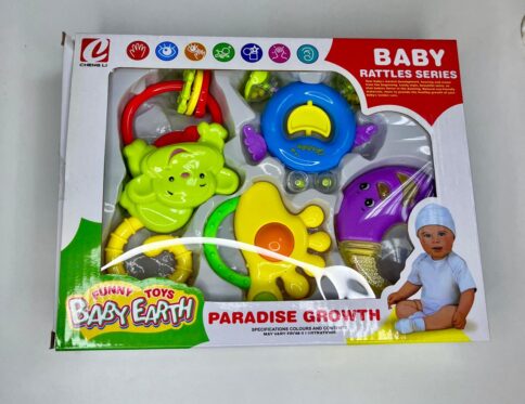 ensemble de 4 Hochets en plastique