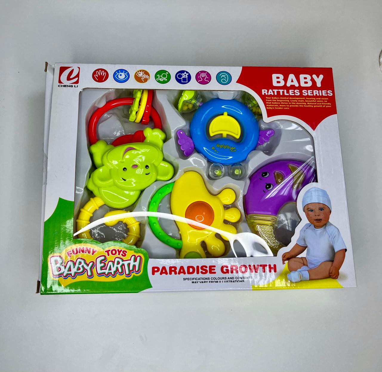 ensemble de 4 Hochets en plastique